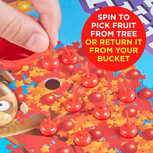 Hasbro Gaming Hi Ho Cherry-O Board Game for 2 to 4 Players Kids Ages 3 and Up (Amazon Exclusive) thumbnail 4