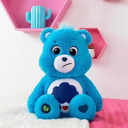 Care Bears 14” Grumpy Bear - Blue Plushie for Ages 4+ – Perfect Stuffed Animal Holiday, Birthday Gift, Super Soft and Cuddly – Good For Girls and Boys, Employees, Collectors thumbnail 6