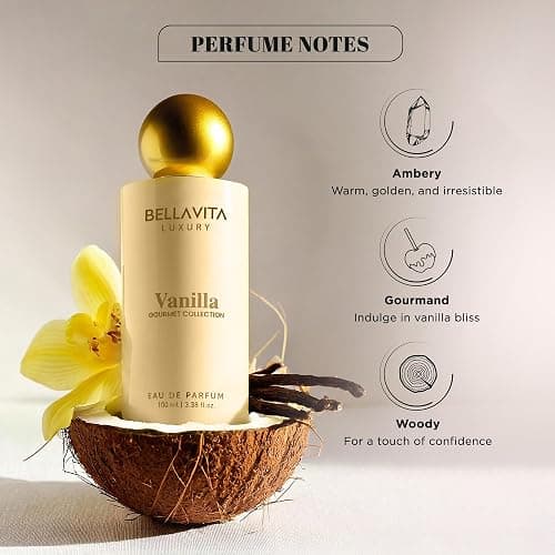 BELLAVITA Gourmet Collection Vanilla Edp Musk, Fruity Long Lasting Fragrance Perfume For Men And Women 100ml thumbnail 2