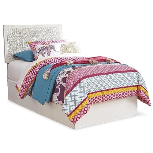 Signature Design by Ashley Paxberry Boho Chic Panel Adjustable Headboard ONLY, Full, Whitewash thumbnail 5