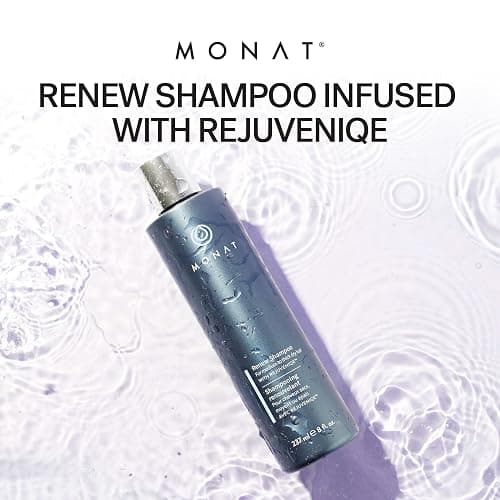 MONAT Renew Shampoo Infused with Rejuveniqe® - Moisturizing Shampoo w/Omega Fatty Acids for Medium to Thick Hair. Shine-enhancing, Ultra-hydrating Lather for Dry Hair - Net Wt. 237 ml / 8.0 fl. oz. thumbnail 3