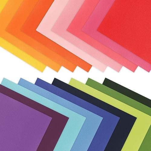 18 Pieces Faux Leather Sheets, 8×12 inches Rainbow Soft Leather Fabric Colourful Sheets Suitable for Making Bows, Leather Earrings, Hair Accessories DIY Projects thumbnail 4