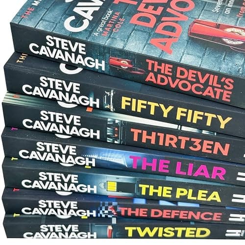 Eddie Flynn Series 7 Books Collection Set By Steve Cavanagh (Twisted,Thirteen, The Defence, The Plea, The Liar, Fifty-Fifty, The Devil's Advocate) thumbnail 3