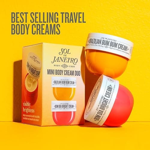 Sol de Janeiro Mini Body Cream Duo Brazilian Bum Bum & Bom Dia Bright Cream | Trial Set, Travel Size, Beauty Minis, 2 Piece Set 25 mL, $24 Value thumbnail 5