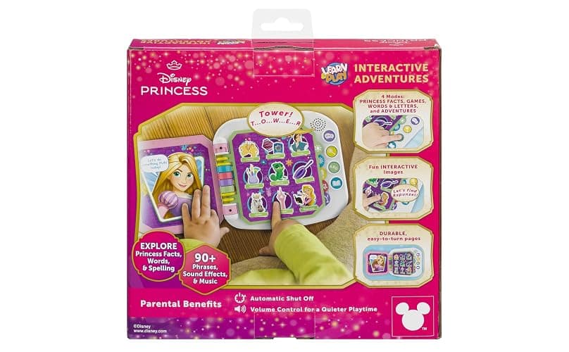 Disney Princess Interactive Book with Preschool Learning Activities, Educational Toys for Toddlers and Fans of Disney Princess Toys thumbnail 9