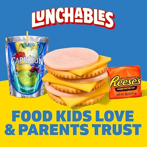 Lunchables Turkey & American with Capri Sun Pacific Cooler & Reese's Peanut Butter Cup Fun Pack, 2.9 oz & 6 fl oz Package thumbnail 7