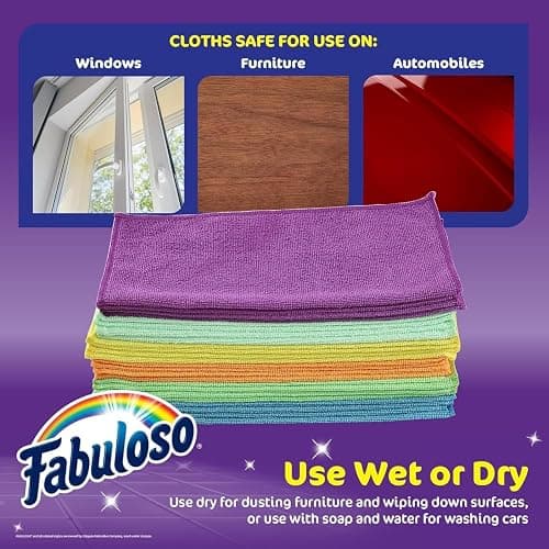 Fabuloso Multi-Purpose Cleaner 2x Concentrated Formula - 128 fl oz | 1 Gallon - Cleaner Cloth - Colors & Packaging May Vary thumbnail 4
