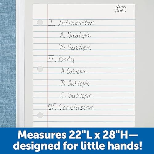 Learning Resources Giant Sized Magnetic Notebook Paper - Writing Skills, Handwriting Practice, Model Sentences, Student and Teaching Supplies, Classroom Must Haves, Homeschool, Back to School thumbnail 5