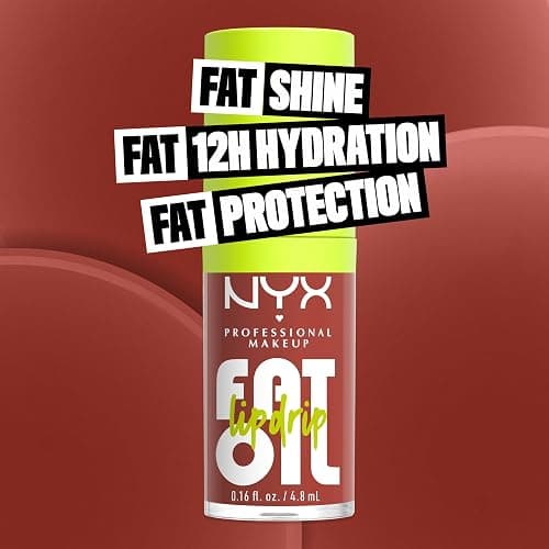 NYX PROFESSIONAL MAKEUP Fat Oil Lip Drip, Moisturizing, Shiny and Vegan Tinted Lip Gloss - Splash of Cream (Honey Nude) thumbnail 3