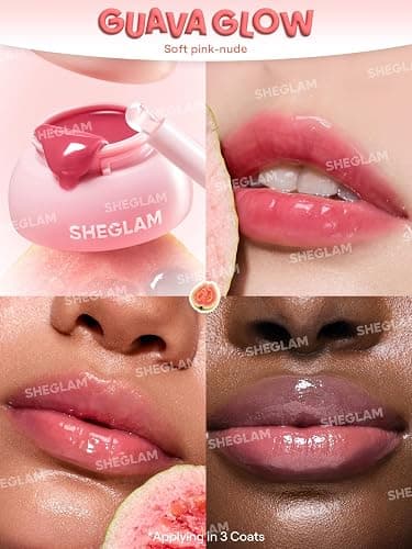 SHEGLAM Hydra Jelly Pocket Lip Jam Hydrating Nourishing Lip Gloss Moisturizing Lip Makeup-Guava Glow thumbnail 4