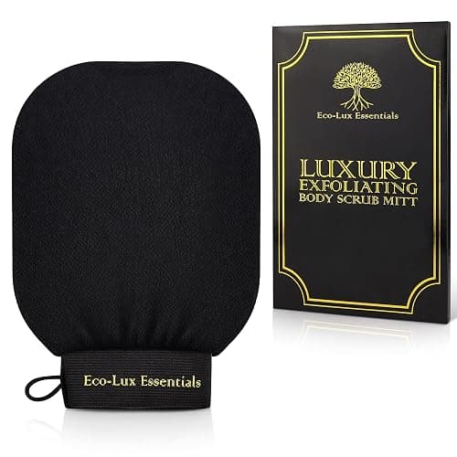 Eco-Lux Essentials - Guante exfoliante para el cuerpo profundo Limpiador de piel Eliminador de piel muerta para baño Ducha Cuidado de la piel Piel suave Eliminador de bronceado falso Mujeres y hombres - Image 1
