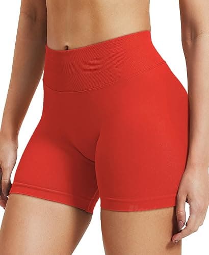 VOYJOY Women Workout Impact Shorts 2.5"/ 3.6"/ 4.5"/ 6" Scrunch Butt Lifting Gym Seamless Booty Biker Shorts thumbnail 3