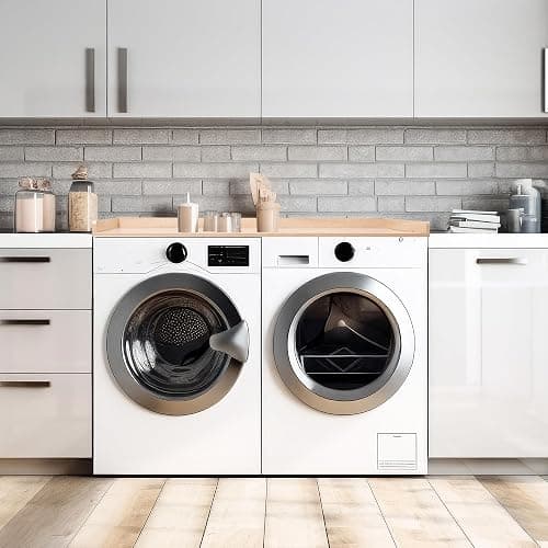 Life Finds 54 inch Washer Dryer Countertop with Safety Ledge for Laundry Room Organization, Light Wood, LF-WDCT1C thumbnail 2