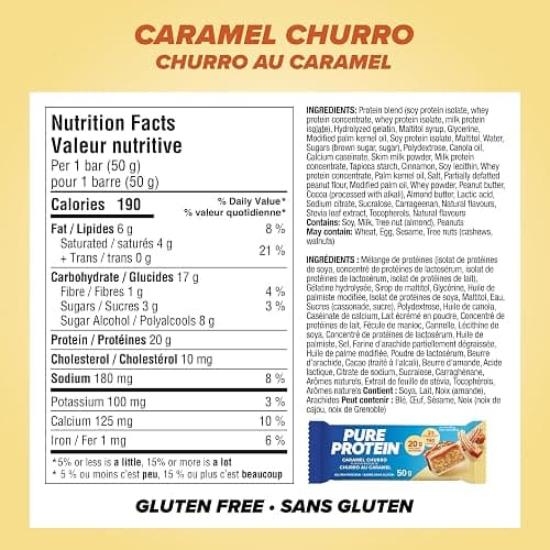 pure protein bars churro flavor thumbnail 3
