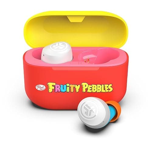 JLab Go Air Pop True Wireless Bluetooth Earbuds & Charging Case, Fruity Pebbles, Dual Connect, IPX4 Sweat Resistance, Bluetooth 5 Connection, 3 EQ Sound Settings Signature, Balanced, Bass Boost - Fruity Pebbles thumbnail 2