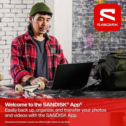 SANDISK 128GB Extreme microSD UHS-I Card - Up to 245MB/s Read Speed and 120MB/s Write Speed, 5.3K Video, 4K UHD Video, high-Performance for Action cams, Drones, Android Devices - SDSQXH9-128G-GZ6MA | 245MB/s read speed with V30 rating and A2 performance for action cams, drones and gaming consoles thumbnail 7