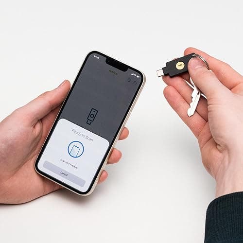 Yubico - YubiKey 5C NFC - Multi-Factor authentication (MFA) Security Key and passkey, Connect via USB-C or NFC, FIDO Certified - Protect Your Online Accounts thumbnail 2