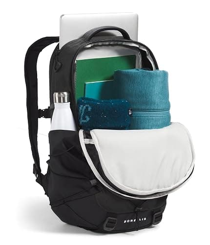 The North Face Borealis Commuter Laptop Backpack | Water Repellent Finish, 16" Laptop Sleeve, Large Main Compartment for Everyday Carry, Asphalt Grey Light Heather/TNF Black-NPF, One Size thumbnail 5