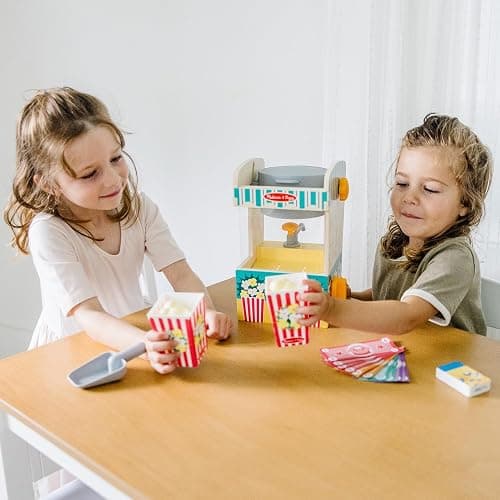 Melissa & Doug Fun at The Fair! Wooden Popcorn Popping Play Food Set - FSC Certified thumbnail 9