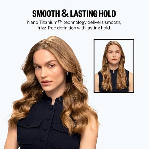 BabylissPRO Nano Titanium Professional Curling Wand For All Hair Types, Reaches 430 Degrees For Long Lasting Curls thumbnail 3
