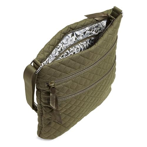 Vera Bradley Women's Cotton Triple Zip Hipster Crossbody Purse thumbnail 4