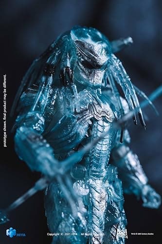 Hiya Toys Exquisite Mini Series 1/18 Scale 5 Inch AVP Active Camouflage Scar Action Figure thumbnail 6