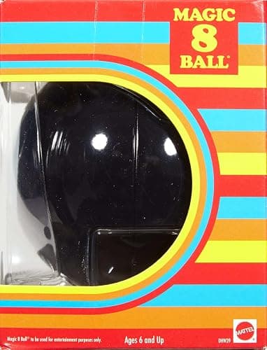 Mattel Games Magic 8 Ball Novelty Fortune-Telling Toy, Retro Look for Kids, Grown-Ups, Families, Parties & Travel (Amazon Exclusive) thumbnail 5