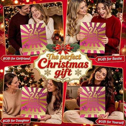Makeup Advent Calendar 2026, 24 Days Christmas Countdown Calendar Gift Kit, Xmas Holiday Festival Cosmetic Makeup Set with 24 Full Makeup Surprises for Women, Teen Girls & Beauty Lovers thumbnail 6