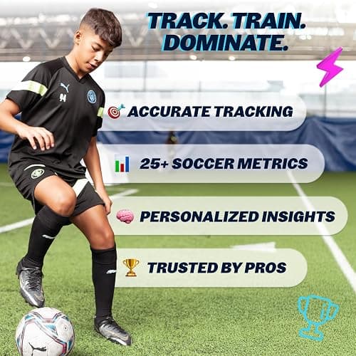 CITYPLAY Smart Soccer Tracker for Cleats - Training Sensor for Youth | Tracks 25+ Technical & Physical Metrics - 12-Month App Access - High-Precision Foot Wearable Technology - Ideal Soccer Gift thumbnail 2