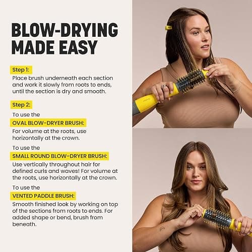 Drybar Blow-Dryer Shot Collection | Faster Blowouts with Tons of Volume and Less Frizz | Choose The Barrel Size Best for Your Hair Length and Desired Style thumbnail 6