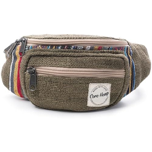 core hemp fanny pack (Boho Green) - Image 1