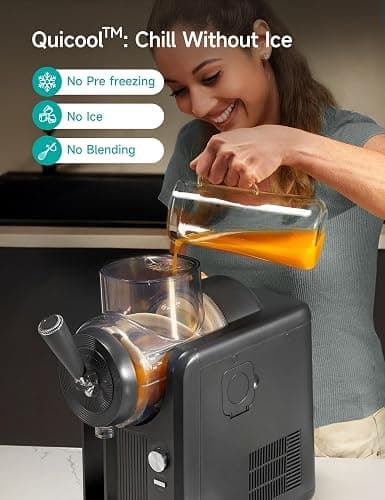 HiCOZY F3 Slushie Machine & Soft Serve Ice Cream Machine, No Ice Needed, Self-Cleaning, 5 Presets for Soft Serve, Frozen Drink, Milk Shake, Margaritas, Frappés and More thumbnail 5