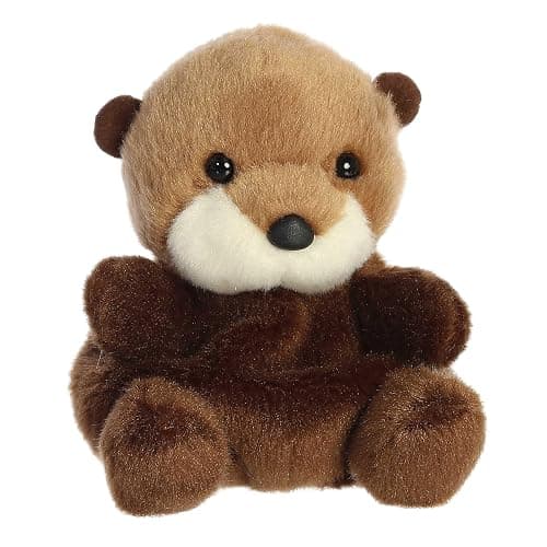 Aurora® Adorable Palm Pals™ Selena Sea Otter™ Stuffed Animal - Fun Collectible Plush for Kids and Adult Collectors - Perfect for Decorating Rooms and Birthday Gifts - Brown 5.5 Inches thumbnail 3