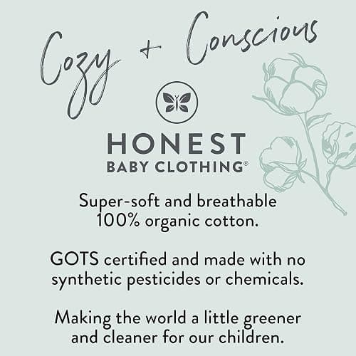 HonestBaby Boys' Baby Toddler & Kid Waffle Henley 100% Organic Long Sleeve Shirts (5-Pack) thumbnail 8