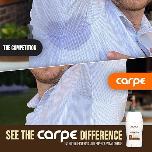 Carpe Underarm Antiperspirant Deodorant Advanced Sweat & Odor Protection Formula - Antiperspirant for Women & Men Helps to Combat Excessive Sweating with Odor Control - Coconut Vanilla thumbnail 9
