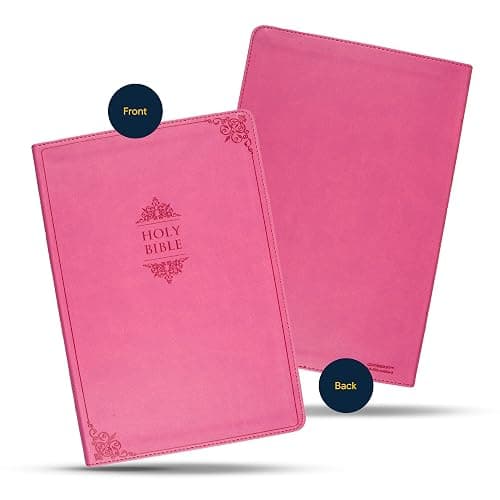 Personalized NIV Holy Bible Custom Engraved | Includes Name on Lower Right Corner of Faux Leather Cover | Custom Gift for Christian & Religious Celebrations (Pink | Medium Print, NIV) thumbnail 7