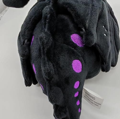 EASELR Wings of Fire Dragon Plush Toy Rainwing Dragon Stuffed Animals Pterosaur Plush Flying Dragon Pillow Plushies Gifts for Fans Kids Boys Girls (Nightwing) thumbnail 8