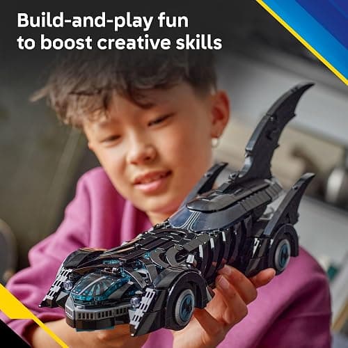 LEGO DC Batman: Batman Forever Batmobile Kids Toy - Building & Learning Toy for Girls & Boys, Ages 12+ - Model Car with Minifigure Included - Gift Idea for Birthdays - 76304 thumbnail 4