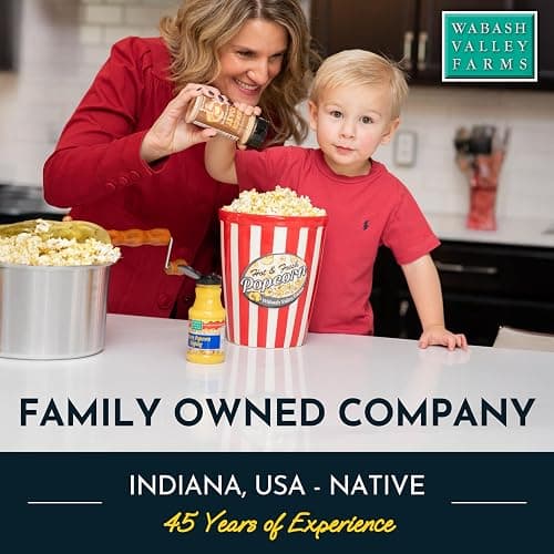 Original Whirley Pop Popcorn Maker - 6 Quart Popcorn Popper (Red), Aluminum Popcorn Maker With Metal Gears, Wabash Valley Farms Stove Top Popcorn Maker, Gourmet Popcorn Pot, Culinary Popcorn Popper thumbnail 6