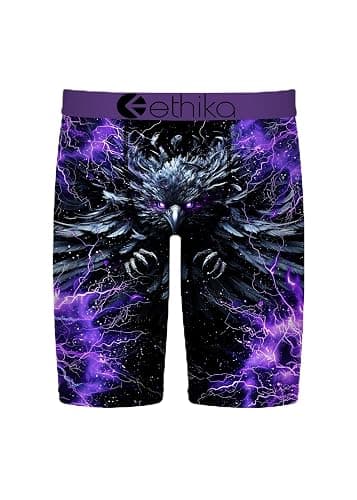 Ethika Boy's Staple Boxer Briefs, Soft 4-Way Stretch, No Ride-Up Fit - Flock - Image 1