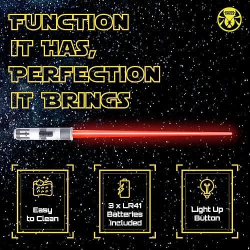 Lightsaber Chopsticks Light Up Star Wars Chopstick Light Up Mini Light Saber Chopsticks for Adults Cool Chopstick Light Saber Sticks Led Chop Sticks Jedi Stix Blue Red 2 Pairs thumbnail 3