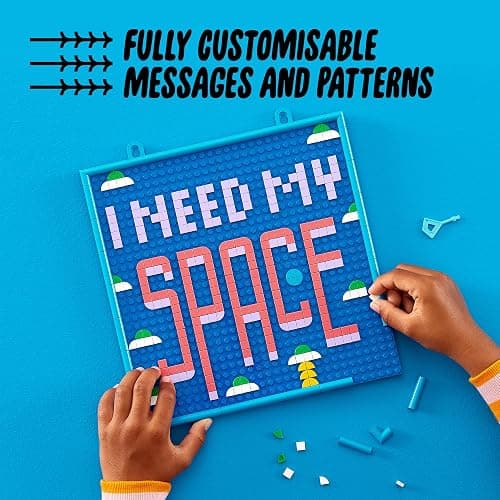 LEGO DOTS Big Message Board 41952 DIY Craft Decoration Kit; A Customizable Canvas Designed for Kids Aged 8+ (943 Pieces) thumbnail 4