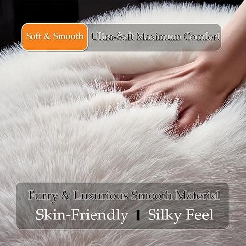 HKMR Brown Leopard Print Body Pillow Cover(No Filling),Plush Fuzzy Faux Fur Body Pillowcase with Zipper, 20x54 inch Fluffy Fuzzy Hug Long Pillow Cover for Pregnant Women Side Sleeper thumbnail 9