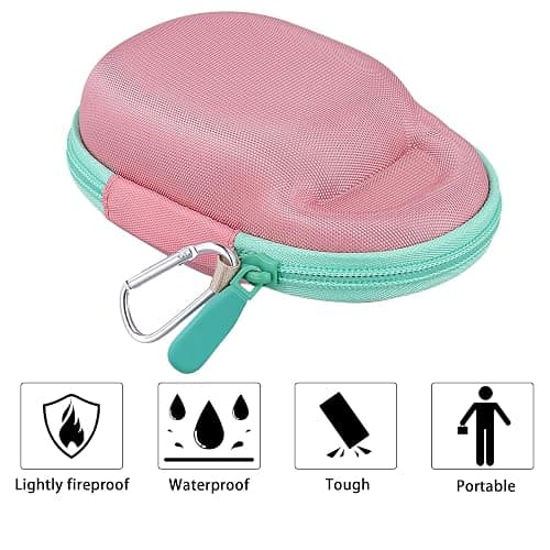 co2CREA Hard Carrying Case Replacement for JBL Clip 5 Waterproof Portable Mini Speaker (Pink Case) thumbnail 7