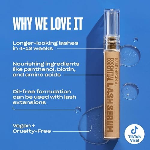 Babe Original Lash Serum - Fuller & Longer Looking Eyelashes, Advanced Lash Enhancing Treatment for Natural Lashes, Extensions & Eyebrows, Vegan & Cruelty-Free thumbnail 3