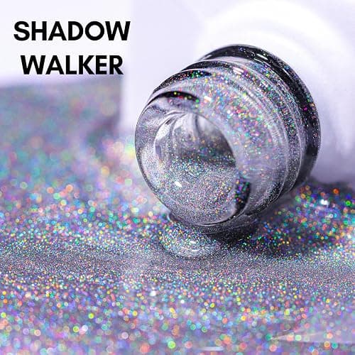 Makartt Rainbow Cat Eye Gel Nail Polish: Glitter Universal 9D Holographic Sparkly Soak Off Gel UV/LED Manicure with Magnet Stick for Nail Art Designs 10ml thumbnail 3