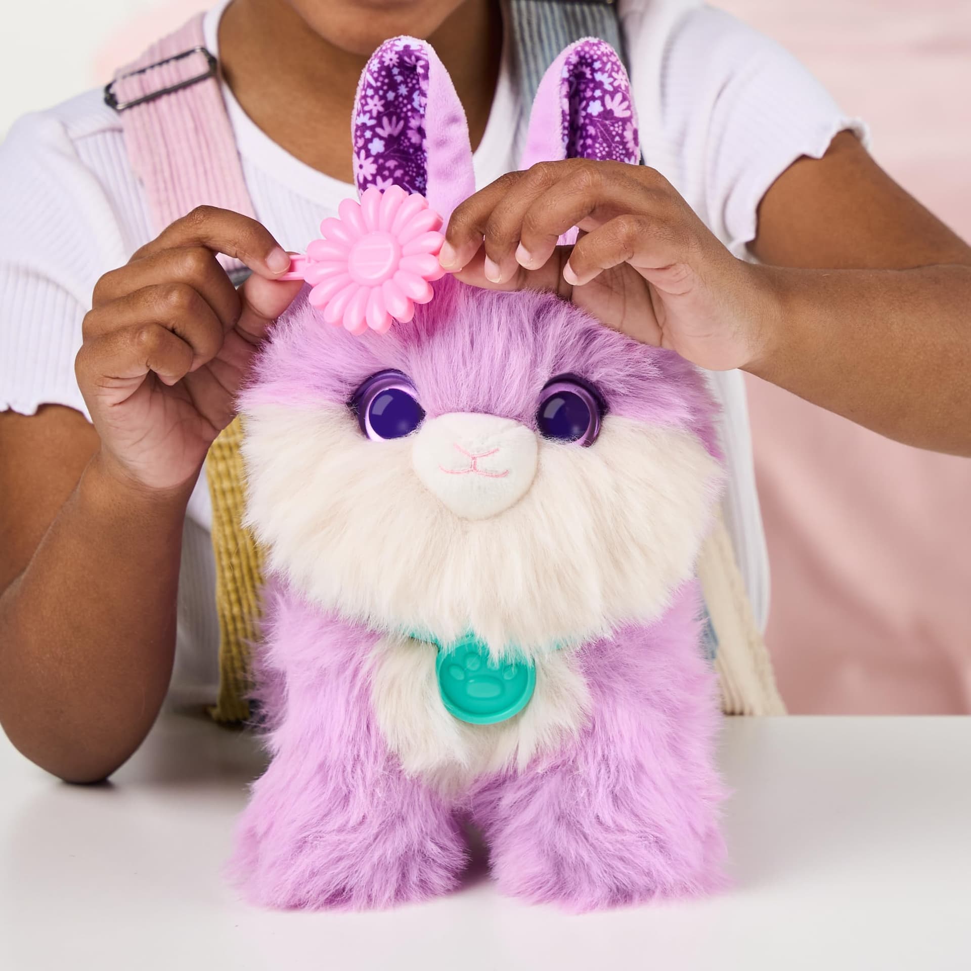 ScruffaLuvs Bunny Scruffs - Mystery Plush Toy, 14cm (5.5") Tall - Wash to Reveal a Bunny Scruff, Includes (29cm) 11.4" Deluxe Pet Carrier. Styles May Vary thumbnail 7