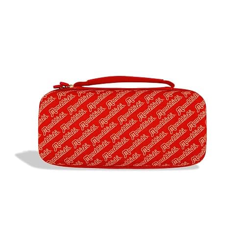 Sonix x Monchhichi Carrying Case for Nintendo Switch 2, Switch 1, Lite, OLED, Protective Travel Case with Game Cartridge Storage | Monchhichi Red Dot thumbnail 2