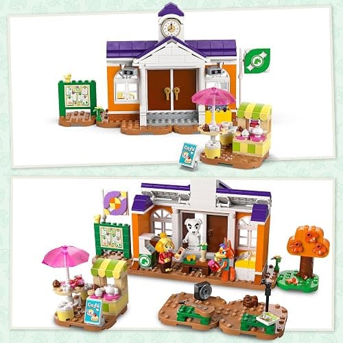 LEGO Animal Crossing K.K.’s Concert in the Plaza Building Toy for 7 Plus Year Old Girls and boys, with Café Playset, Figures and Vehicle from the Video Games, Pretend Play Gift for Kids 77052 thumbnail 6