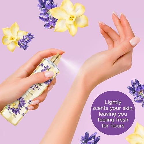 Bodycology Long-Lasting Fragrance Body Mist, Lavender Vanilla, 8 fl oz thumbnail 3